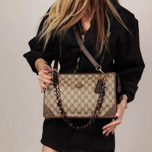 Gucci Certified Authentic Vintage Clutch & Straps
